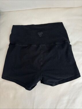 Aritzia TNA black mini bike shorts